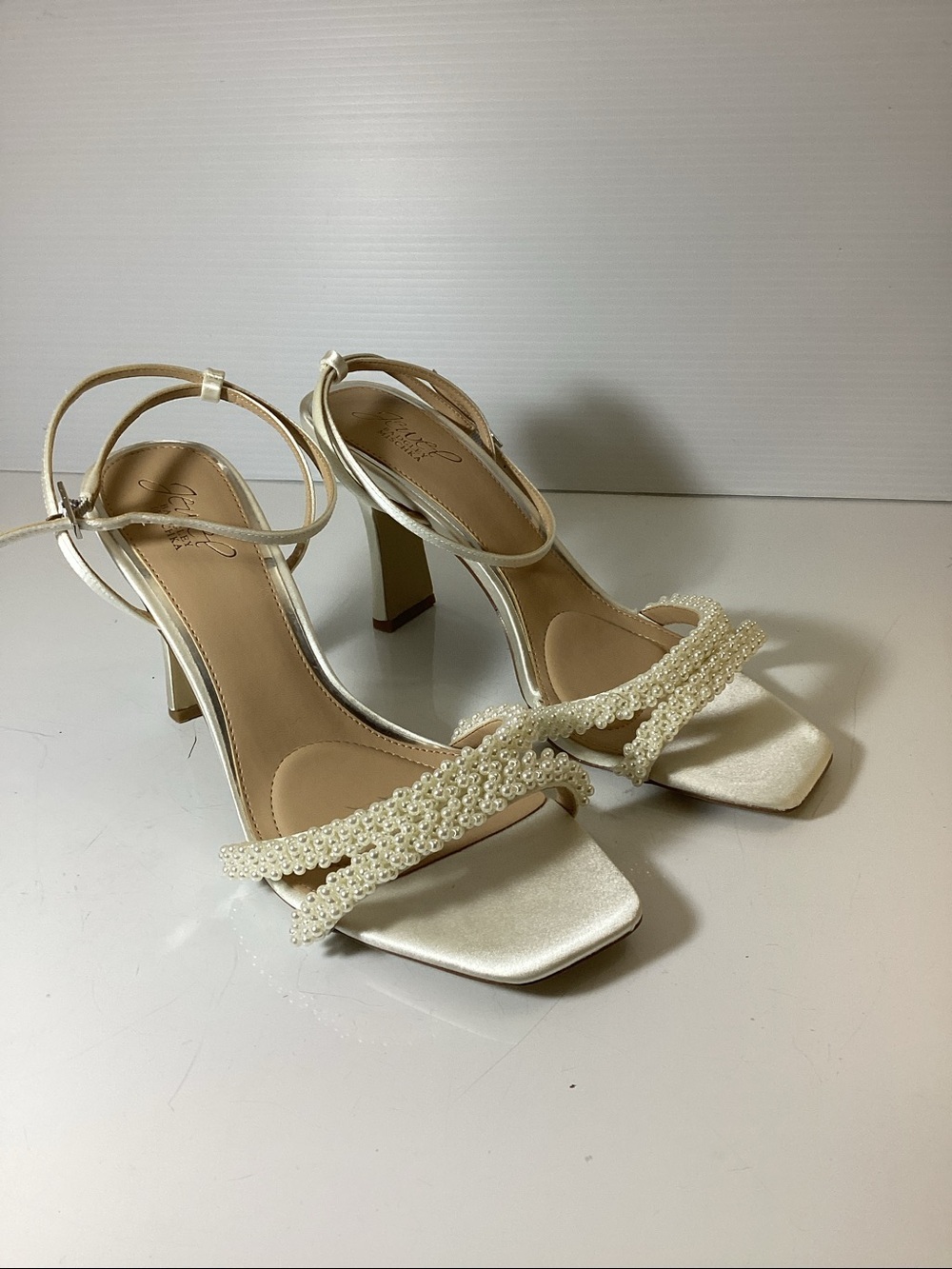 Jewel Badgley Mischka Women's Noah Stiletto Sandals - Picture 7 of 13